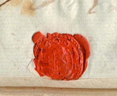 Siegel: Mitte September 1775, Straßburg